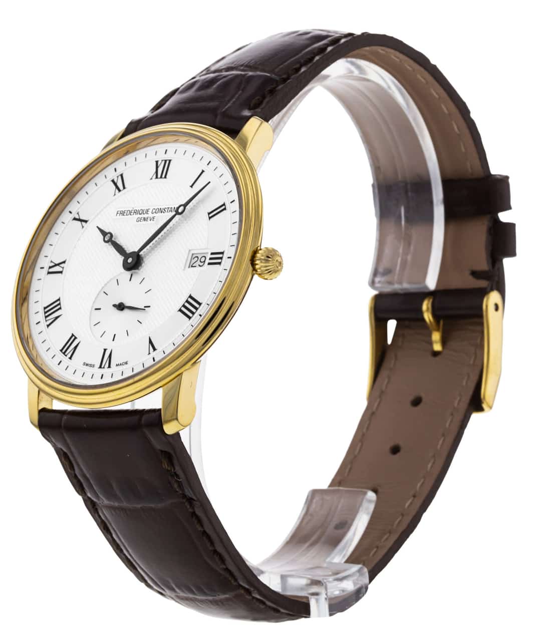 Pre Owned Frederique Constant Slim Line FC 245M5S5 Watch
